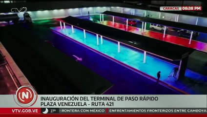 Caracas | Inauguran el terminal terrestre de paso rápido “Ruta-421” en Plaza Venezuela
