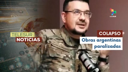 Pdte. Milei paraliza toda obra pública