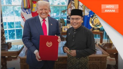 Duta Besar Malaysia ke AS yang baharu serah watikah pelantikan kepada Trump