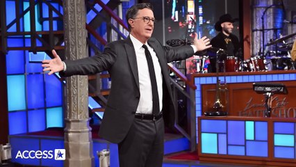 See Stephen Colbert RESPOND To Trump Amid Support From Adam Sandler, Jon Stewart