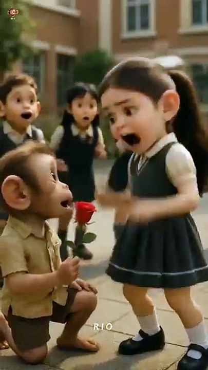 poor baby monkey rio love proposal emotional 😭 story 💔