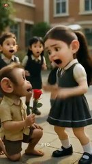 poor baby monkey rio love proposal emotional 😭 story 💔