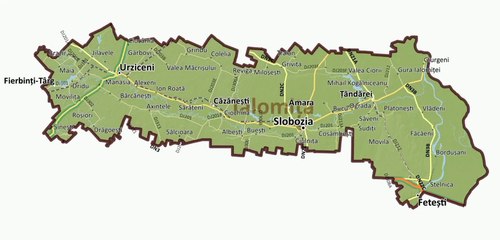 Map of Ialomita County. Peta Kabupaten Ialomita. Ialomita County Map. Map of County of Ialomita. County of Ialomita map. Harta Județului Ialomița. Mapa do Condado de Ialomita. Carte du comté d'Ialomita. Mapa del condado de Ialomita. Mapa hrabstwa Ialomita