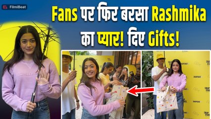 Rashmika Mandanna ने फैंस को दिया सरप्राइज गिफ्ट, देखकर भर आया लोगों का दिल! Viral Video