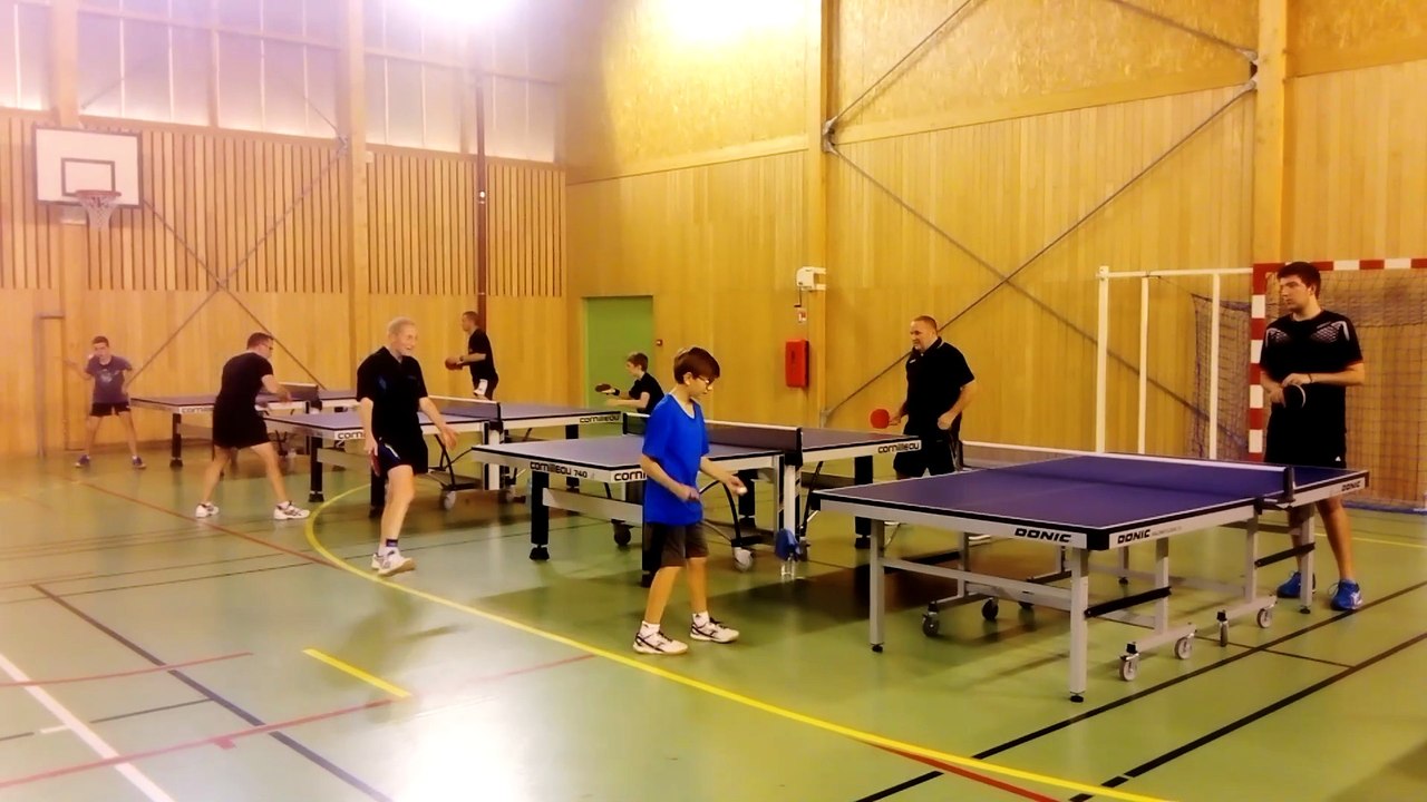 Entraînement de Tennis de Table à Nogent le 19/10/18 - Les pongistes de l'ASNTT