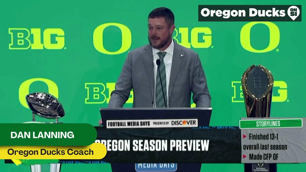 Oregon Ducks head Coach Dan Lanning Discusses the foundation of the ducks team