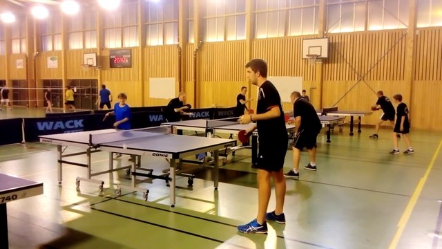 Entraînement de Tennis de Table à Nogent le 19/10/18 - Les pongistes de l'ASNTT