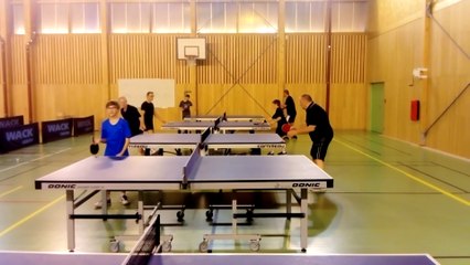 Entraînement de Tennis de Table à Nogent le 19/10/18 - Les pongistes de l'ASNTT