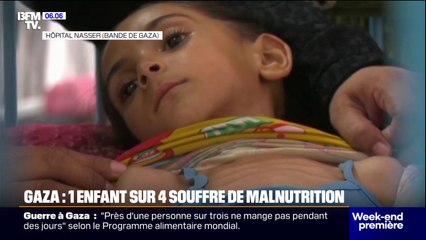 À Gaza, un enfant sur quatre souffre de malnutrition