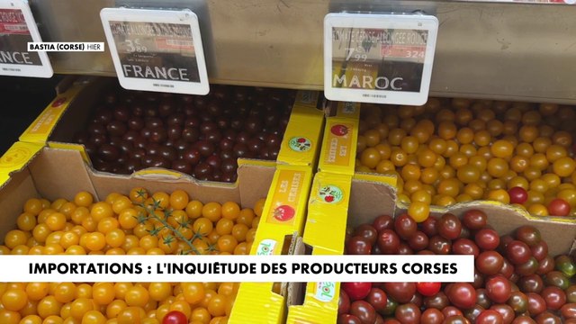 Importations : l'inquiétude des producteurs corses