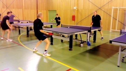 Entraînement de Tennis de Table à Nogent le 19/10/18 - Les pongistes de l'ASNTT