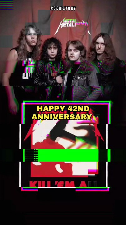 Happy Anniversary to Metallica Debut Studio Album