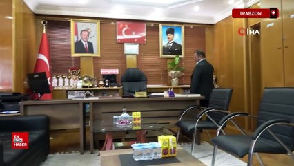 Trabzon'da görenleri şaşırtan muhtarlık binası