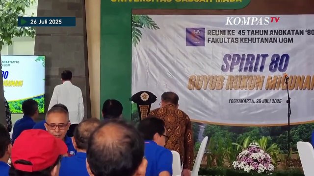 Riuh Tawa! Jokowi di Reuni Fakultas Kehutanan UGM: Jangan Senang Dulu, Ijazah Saya Masih Diragukan