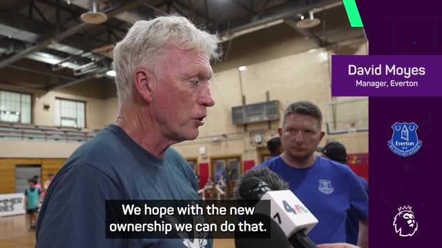 Everton 'working really hard' to improve squad - Moyes