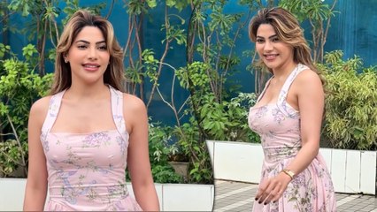 Nikki Tamboli Featuring In A Nadiadwala Grandson Entertainment Movie? Clicked In A Pretty-Pink Look!