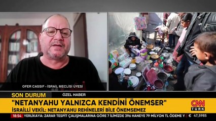 İsrailli vekil: Gazze'de açlık ve soykırım var, yaşananların hepsi İsrail'in suçudur