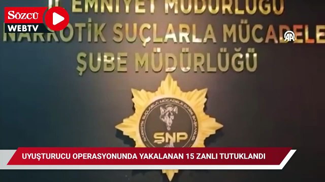 Şanlıurfa'da uyuşturucu operasyonunda yakalanan 15 zanlı tutuklandı