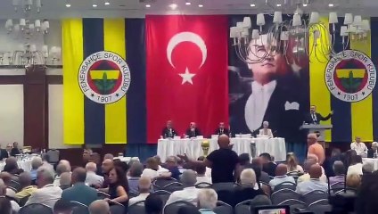 Fenerbahçe Divan Kurulu'nda gerginlik