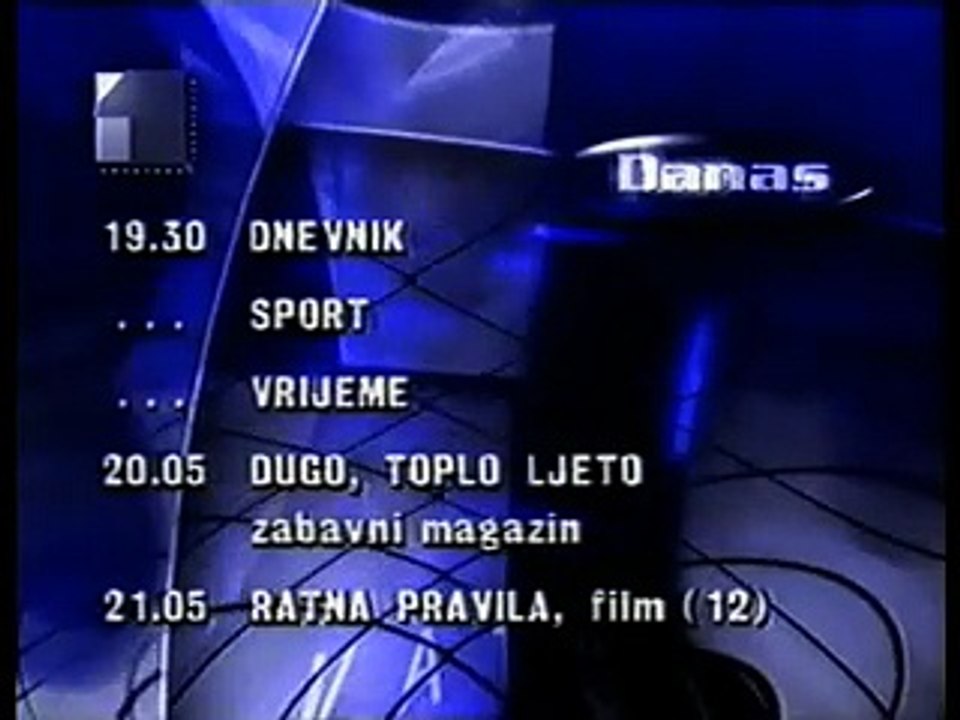 HRT 1 21.09.2002. - TV raspored - video Dailymotion
