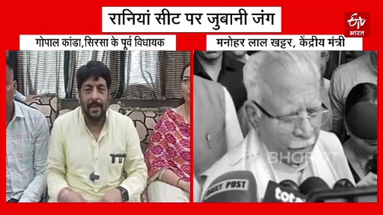 गोपाल कांडा के बयान पर मनोहर लाल खट्टर का दो टू...