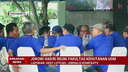 BREAKING NEWS! Hadiri Reuni di UGM, Ini Pernyataan Jokowi di Depan Teman-Teman Satu Angkatannya