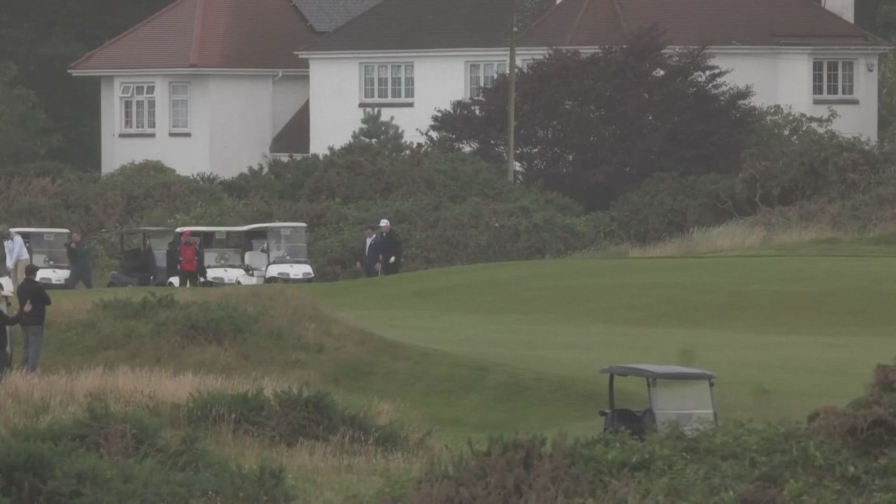 Trump golf ENG