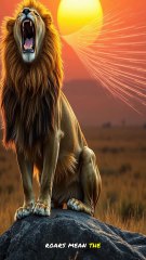 Each Lion Roar Has A Different Meaning – Discover the Wild Language of Lions 🦁