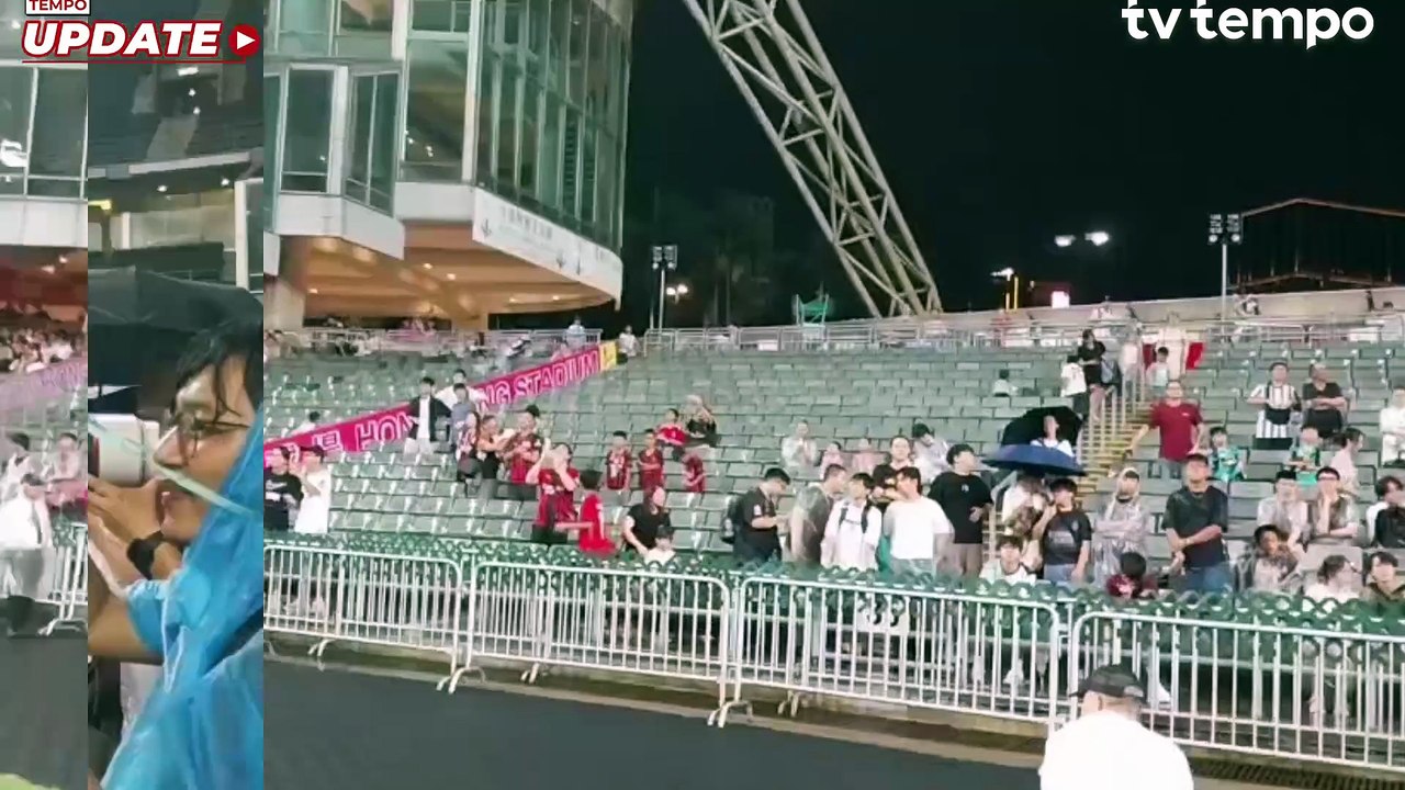 Laga Lawan Liverpool di Hong Kong, AC Milan Berlatih di Bawah Guyuran Hujan