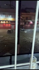 Temporal no Rio deixa ruas alagadas e cobertas por gelo; veja a previsão