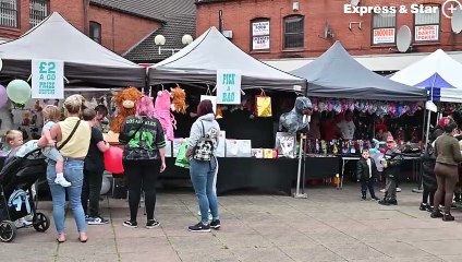 Scenes from the Brier Fair at Moor Centre, Brierley Hill