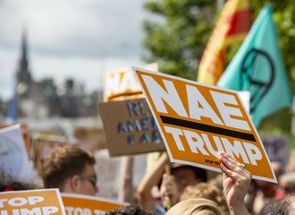 Stop Trump Rally at the US Consulate Edinburgh