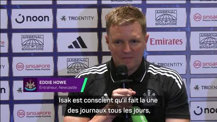 Newcastle - Howe persiste et signe : il veut qu’Isak reste