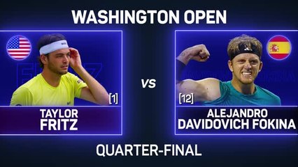 Davidovich Fokina stuns top seed Fritz in third set capitulation