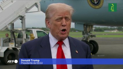 Trump asegura que "nunca" fue informado de que su nombre estaba en los archivos Epstein