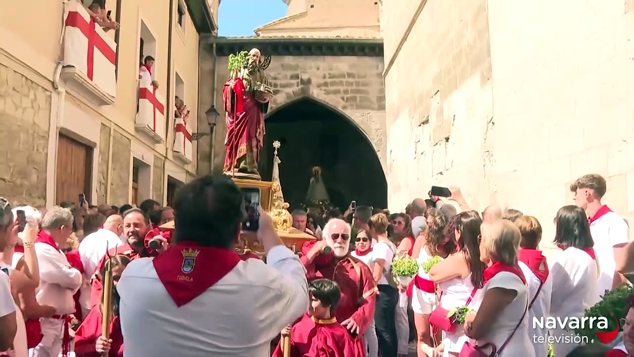 Tudela aclama a Santa Ana