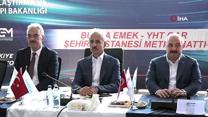 Bakan Uraloğlu Bursa\'da! Şehir Hastanesi-Emek hattıyla ilgili açıklama