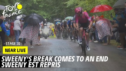 Sweenys break comes to an end - Stage 20 - Tour de France 2025