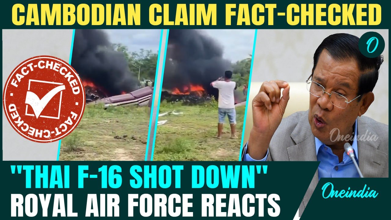Thailand-Cambodia War Breaking: Thai F-16 Shot Down By Cambodian Missiles? | Thai Air Force Reacts