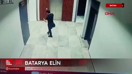 Batman'da elektrikli skuterinin bataryası elinde patladı