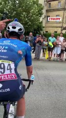 Romain Grégoire bien amoché après sa chute lors de la 20e étape du Tour de France 2025 - Cyclisme - Tour de France