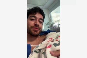 Video: Rodrigo Lagunas celebra el nacimiento de su primer hijo