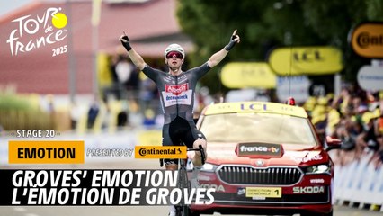 Winner's emotion - Stage 20 - Tour de France 2025