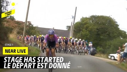 The stage has started - Stage 1 - Tour de France Femmes avec Zwift 2025
