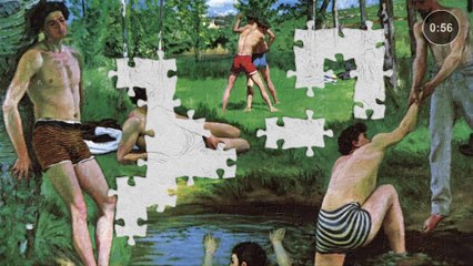 A Summer Scene in Every Piece | Solving Bazille’s The Bathers Puzzle ASMR
