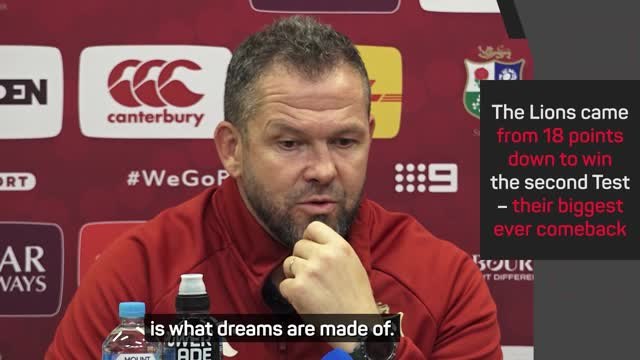 'What dreams are made of' - Farrell delighted with Lions' dramatic series victory