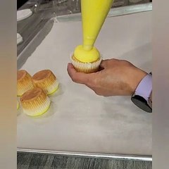 quick and easy Pokémon themed cupcake create Pikachu in a few simple steps #howto #cake #cupcakes