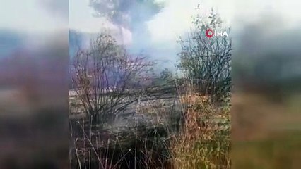 Tunceli’de otluk alanda çıkan yangın ekiplerin müdahalesiyle söndürüldü