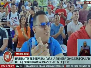 Juventud zuliana afina detalles rumbo a la Consulta Popular del 27 de julio