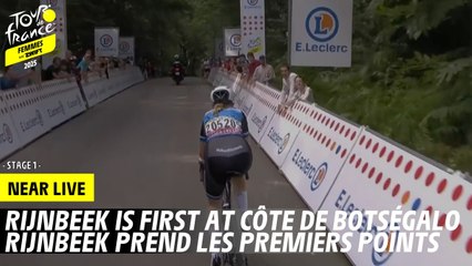 Maud Rijnbeek is first at Côte de Botségalo - Stage 1 - Tour de France Femmes avec Zwift 2025